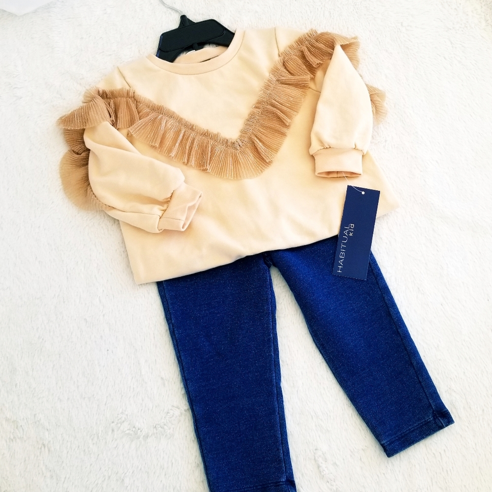 Habitual Kid Sweatshirt & Leggings Two Piece Set